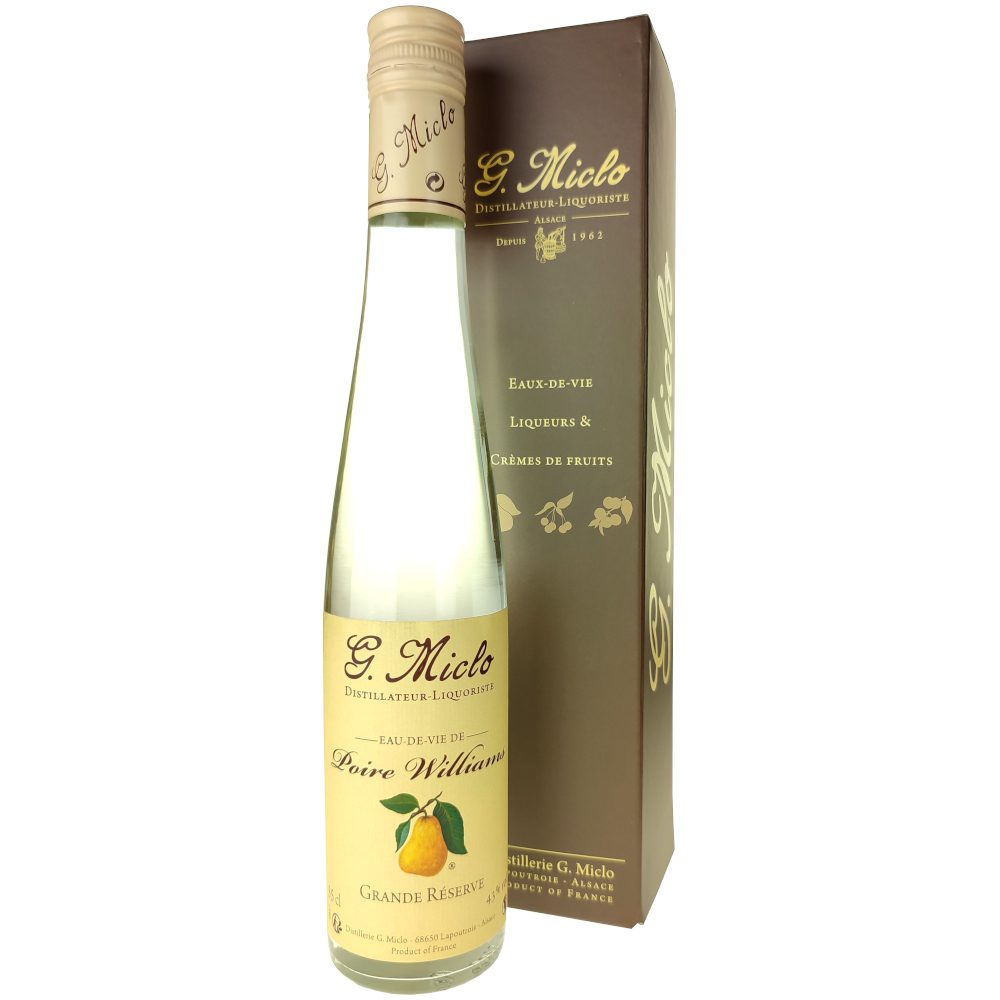 Eau de Vie de Poire Williams Grande Réserve Distillerie Miclo (35cl)